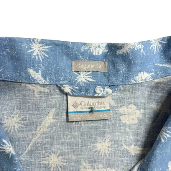 Columbia Sportswear Regular Fit Short Sleeve Hawaiian Style Shirt - Picture 5 of 9